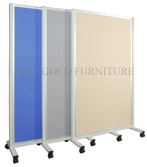 Cheap Folding Screen Room Divider with Wheels Partition Wall (SZ-WST787)