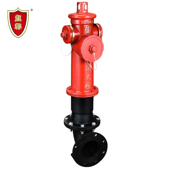 Type malléable de terre de tête de balle de la fonte DN100 valve extérieure de bouche d'incendie SS100